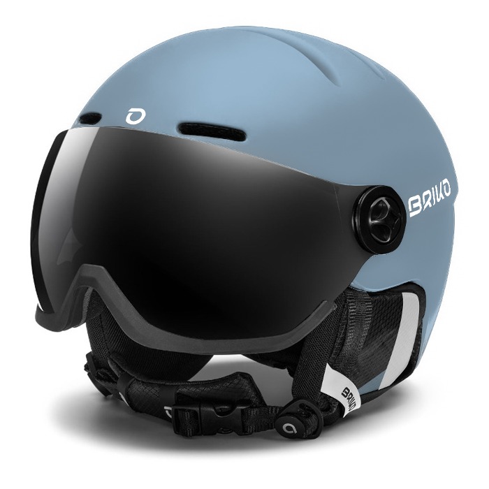 조이레포츠 - 브리코 브리코 스키 바이저 헬멧 TEIDE VISOR Matt Lynch Blue (2324)