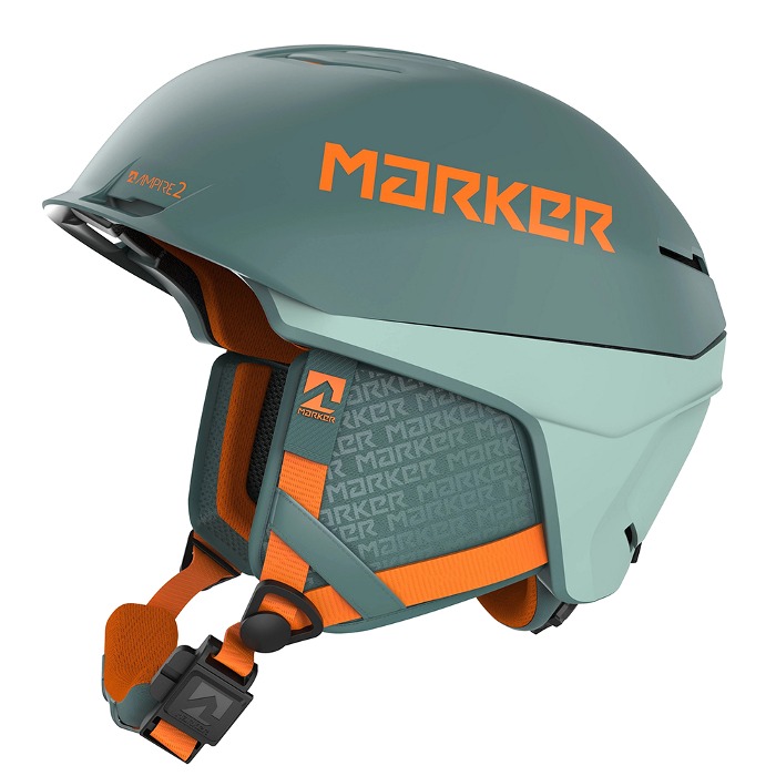 조이레포츠 - 마커 마커 스키 헬멧 AMPIRE2 Green/Orange (2324)